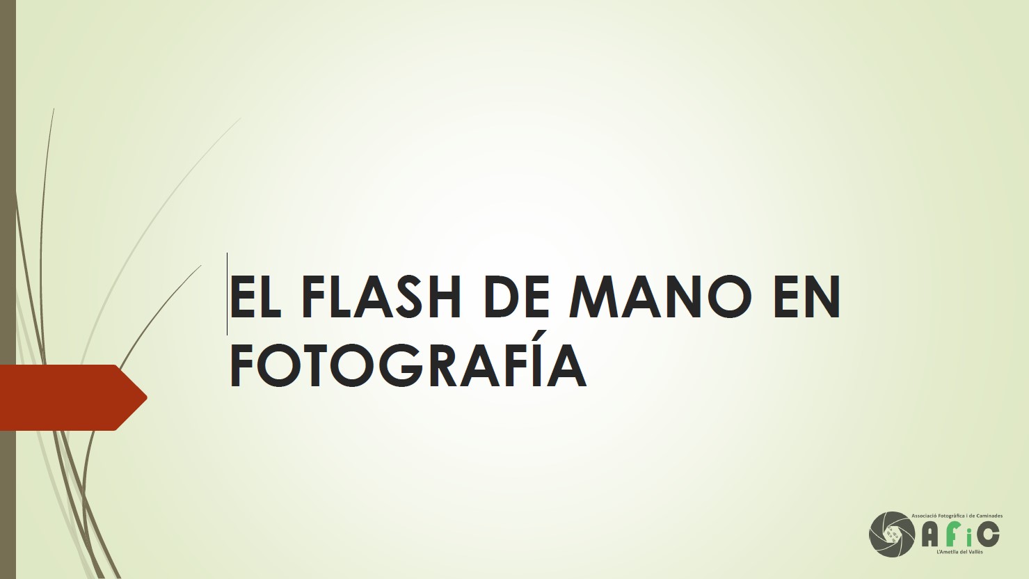El Flash de mano en la fotografía